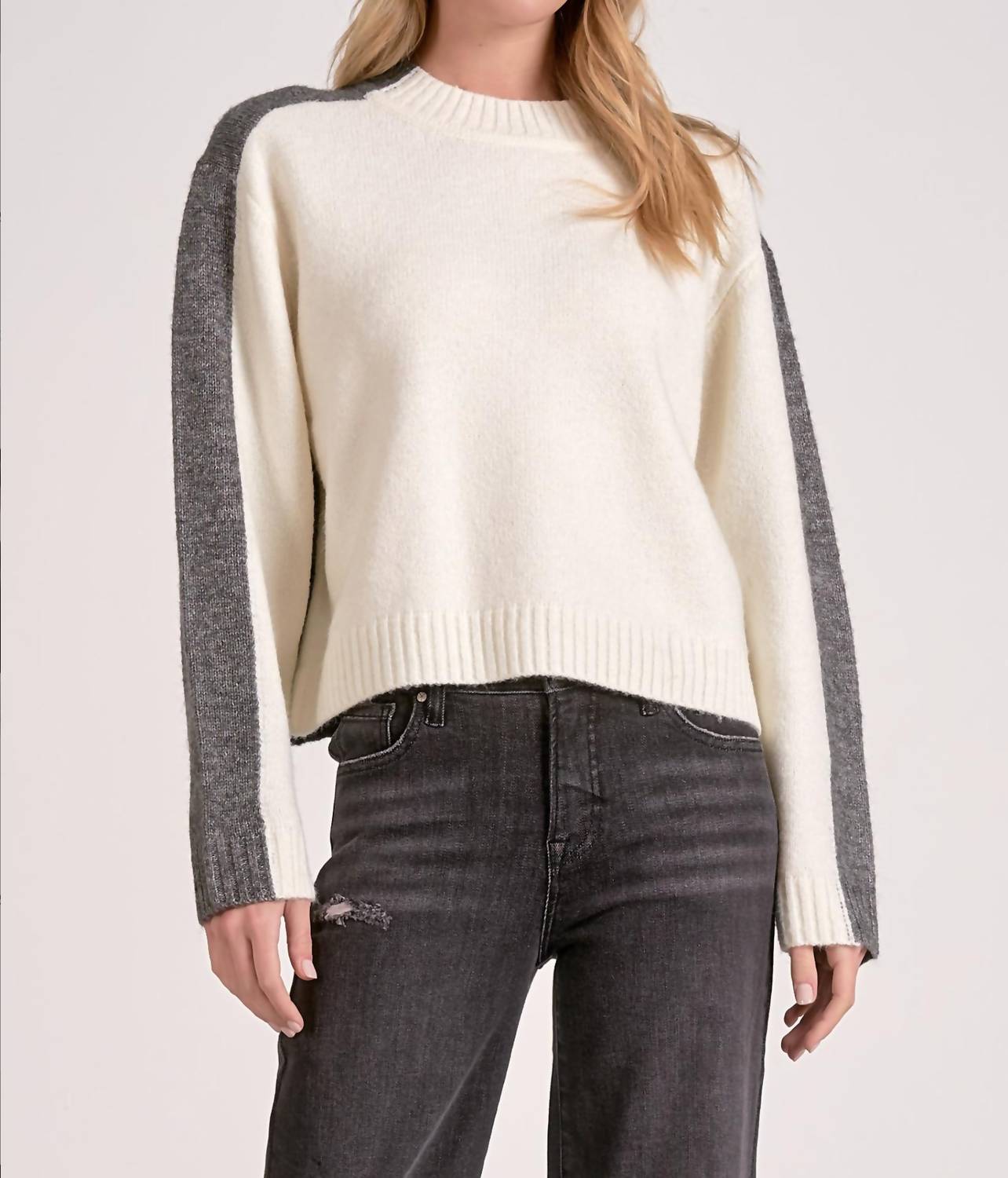 Elan - Vail Two Tone Color Block Sweater