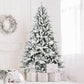 7ft Flocked Christmas Tree with 1514 Tips