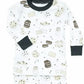 Baby Noomie - Kid's Cookies Two Piece Pajama Set