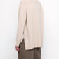 7115 By Szeki - Relaxed Rolled Seam Sweater