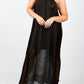 Adriana Contreras - Strappy Halter Maxi Dress - Plus