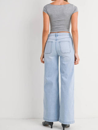 Jbd. - Mini Patch Pocket Wide Jeans