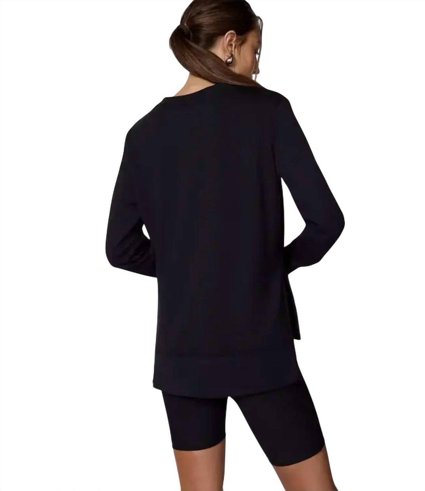 Mpg Sport - Serene Brushed Side Slit Pullover Top