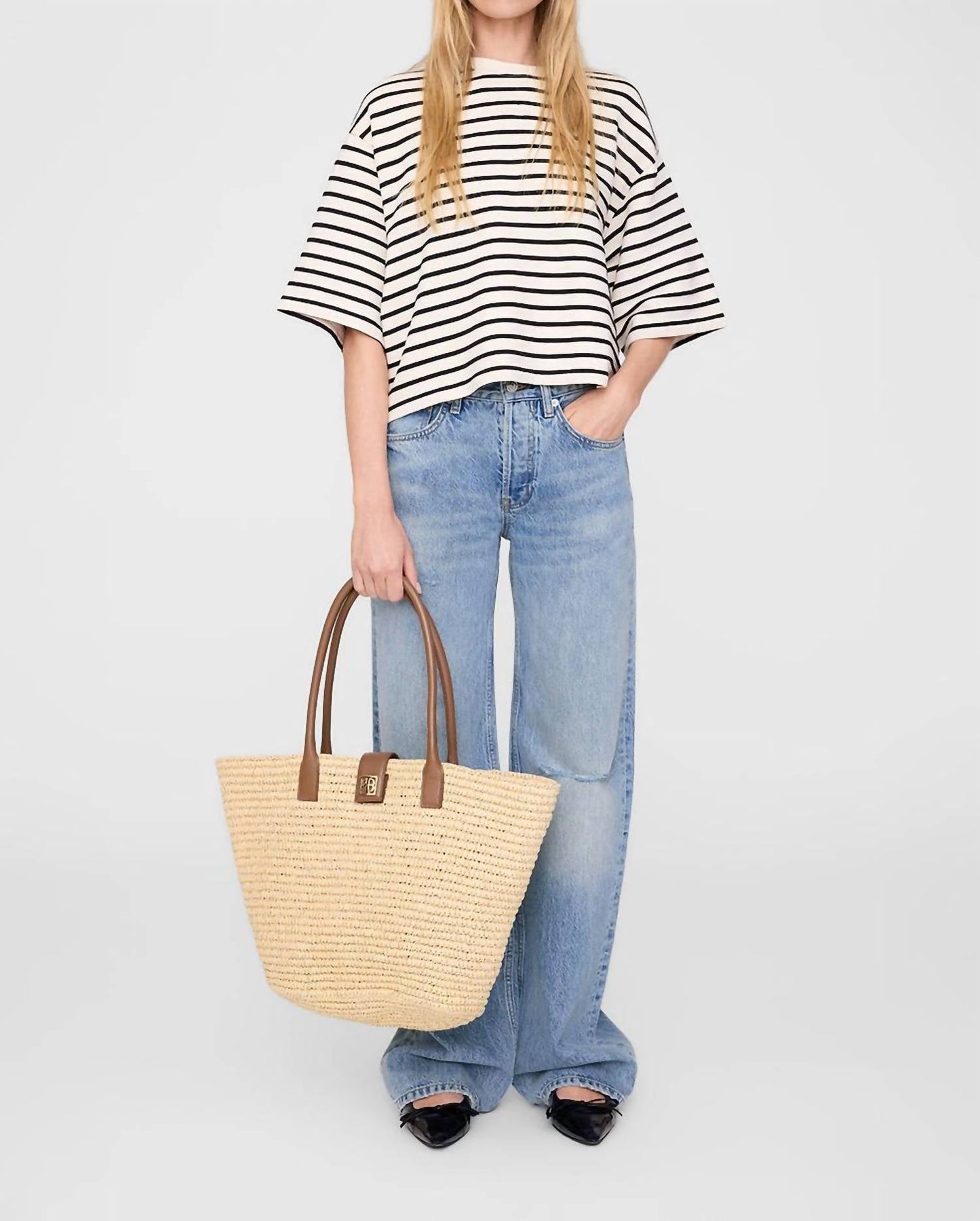 Anine Bing - Myers Cropped Tee