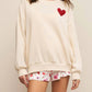 Z Supply - Oversized Heart Sweatshirt