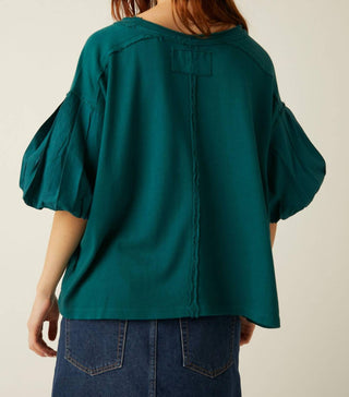 Free People - Blossom Raw Edge Tee