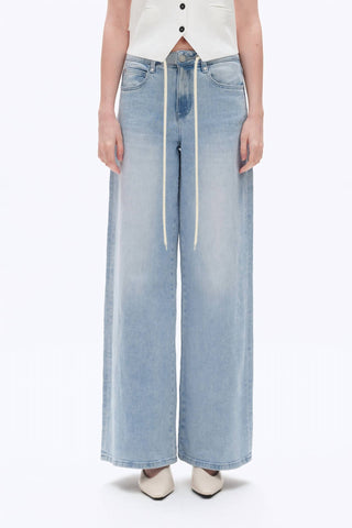 Bayeas - Wide Leg Drawstring Pants