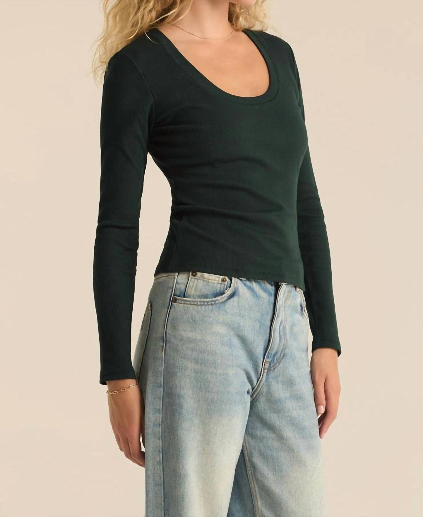 Z Supply - Sirena Rib Long Sleeve Tee