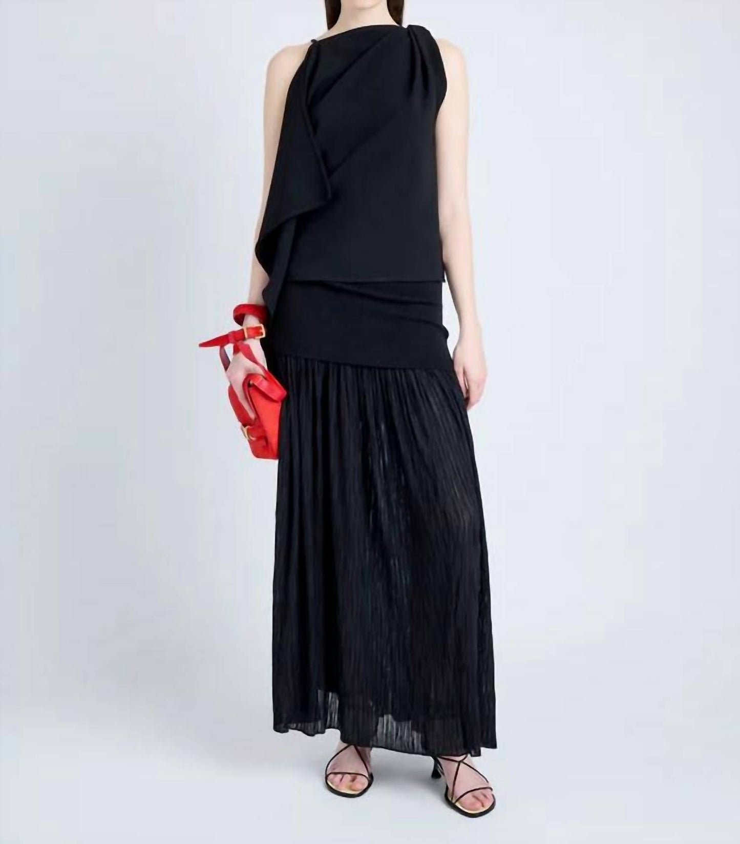 Proenza Schouler - Paige Pleated Crepe Chiffon Skirt