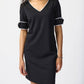 Joseph Ribkoff - Knee Length Bow Sleeves Dress