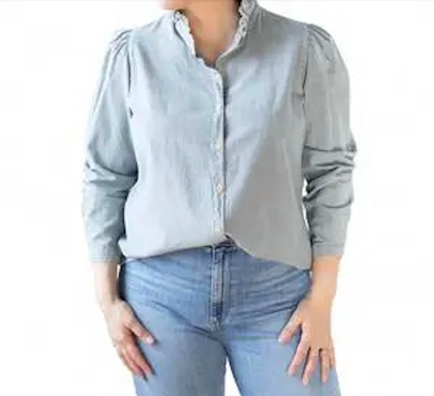 A Shirt Thing - Peggy Denim Button Down Shirt