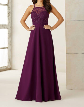 Morilee - Halter Chiffon Bridesmaid Gown