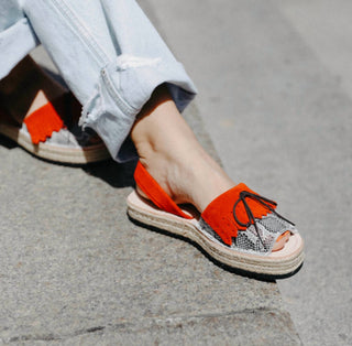 Numa By Spanians - Women's Fringes Wedge Sandal Narrow