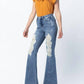 Judy Blue - Retro Destroyed Flare Jeans