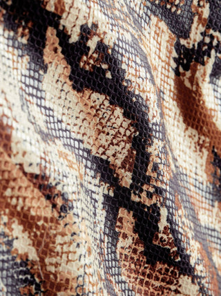 Alice + Olivia - Clyde Snake Aline Fitted Shift Dress