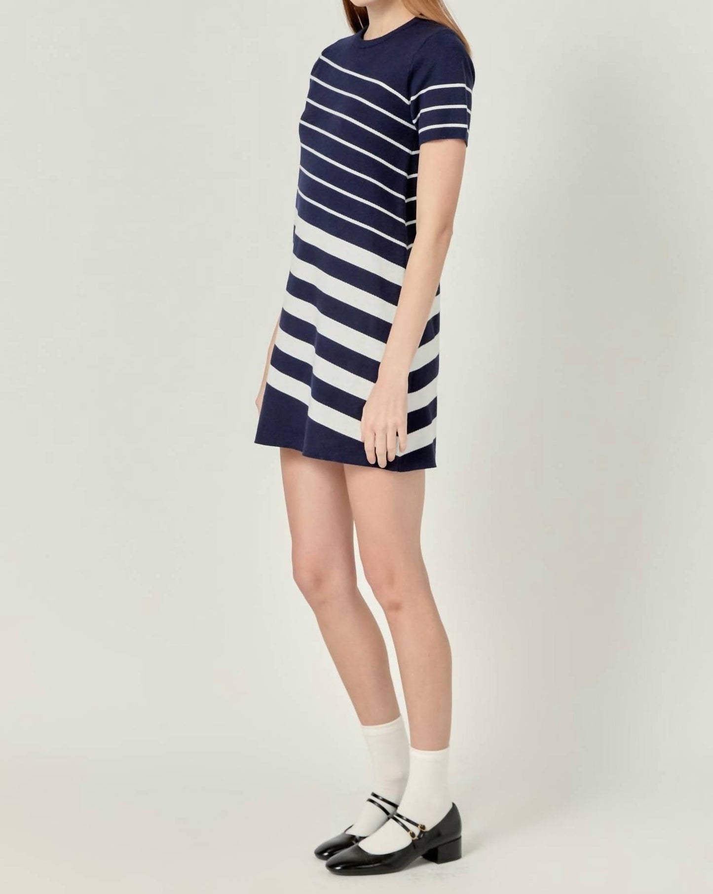 2.7 August Apparel - Multi Stripe Mini Dress