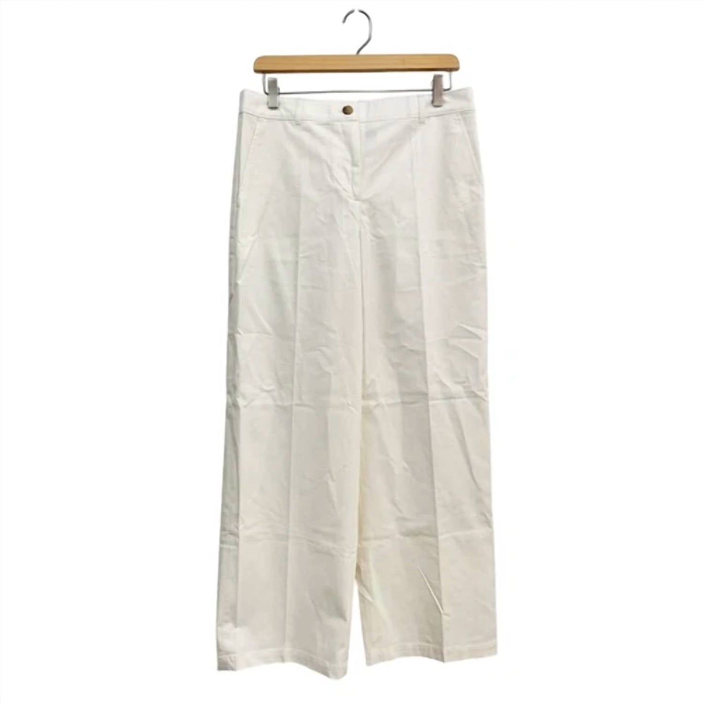 J.Crew - Full-length Wide-leg Trouser In Cotton Blend