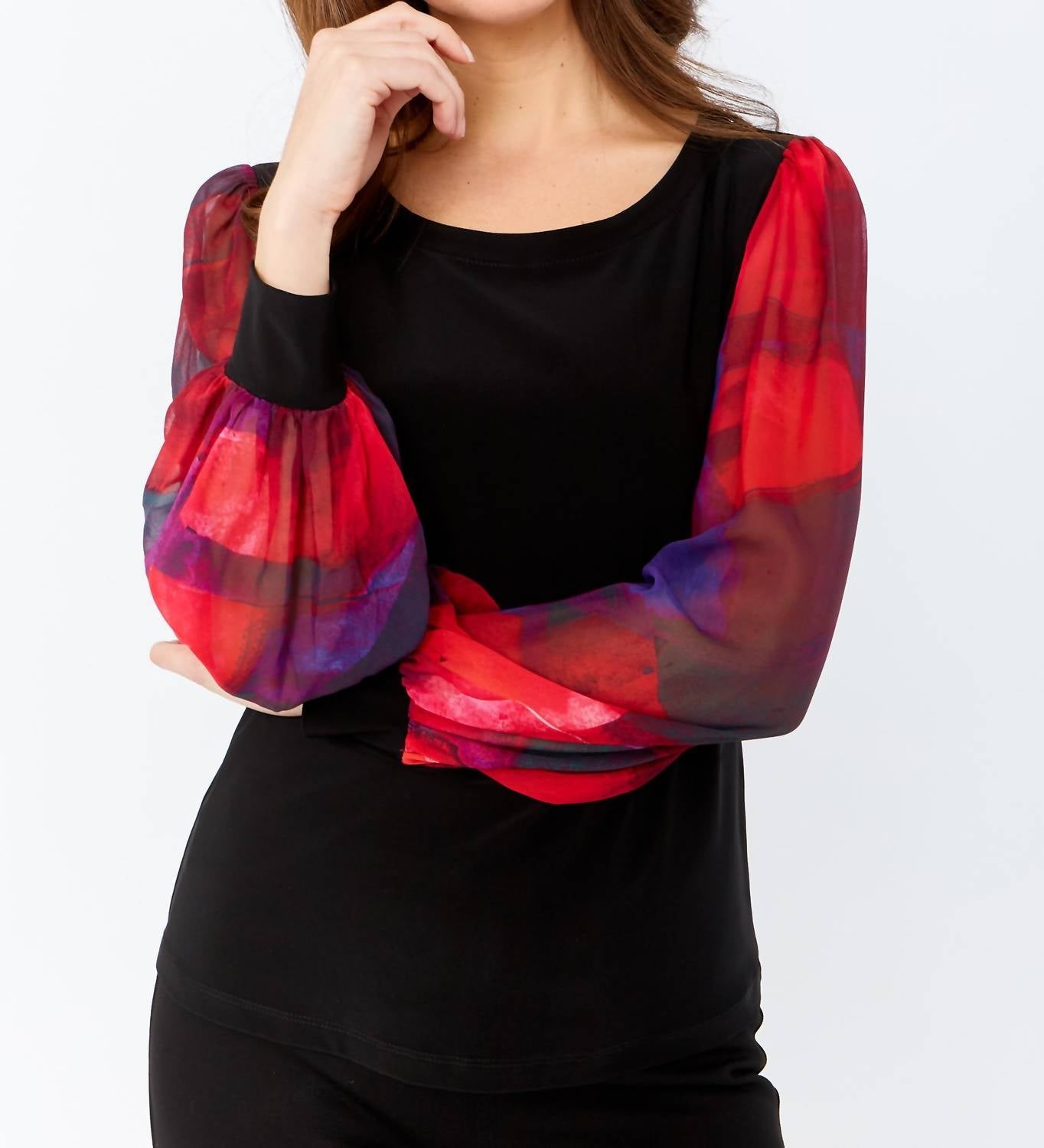 Frank Lyman - Scoop Neck Knit Top