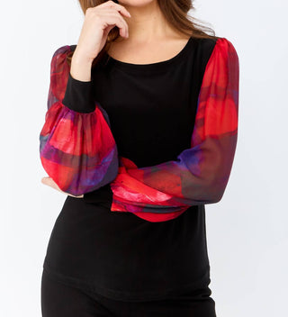 Frank Lyman - Scoop Neck Knit Top