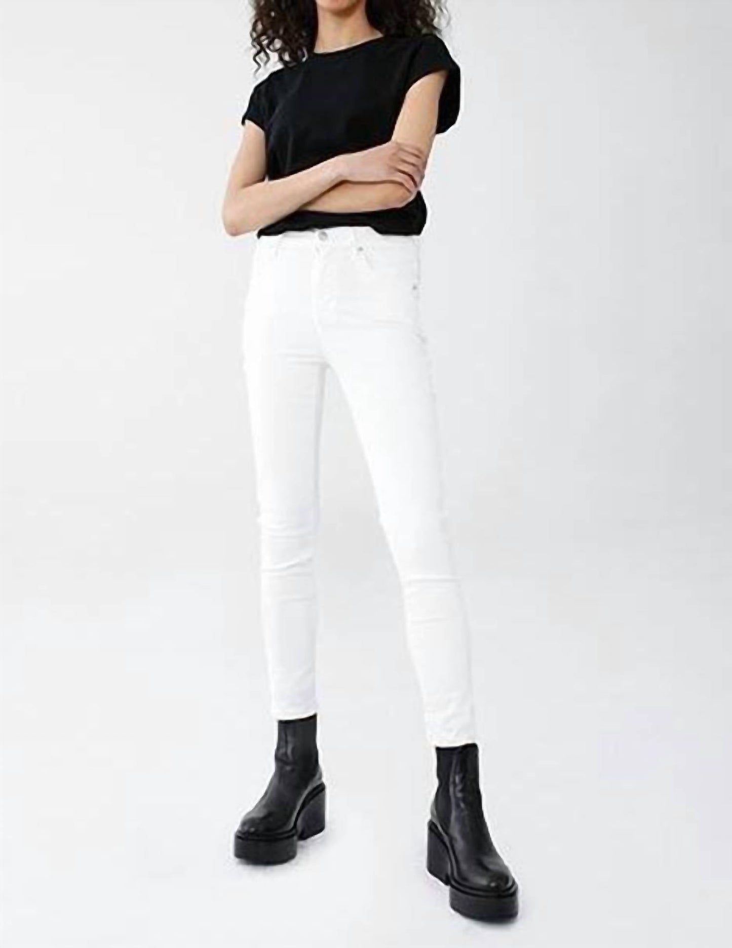 Agolde - Women's Sophie High Rise Skinny Crop Jeans