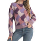 &Merci - Colorful Abstract Knit Sweater