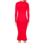 Susana Monaco - Crew Trumpet Midi Dress