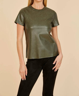 Dolce Cabo - Vegan Leather Tee