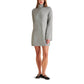 Steve Madden - Abbie Metallic Knit Mini Sweater Dress