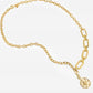 Omg Blings - Women's Oval Chain Necklace With Removable Pendant
