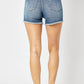 Judy Blue - Tummy Control Fray Hem Shorts