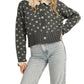 &Merci - Doll Collar Button Up Cardigan Sweater