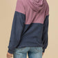 Entro - Color Block Hooded Sweatshirt