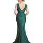 Fiesta Fashion - V Neck Bridesmaid Maxi Dress