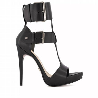 Andrea - Women's Premium Double Buckle Strap High Heeled Sandal