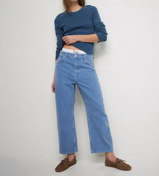 Free People - Deep Trance Boyfriend Barrel Jean