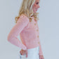 Allison New York - Gia Heart Long Sleeve Cardigan