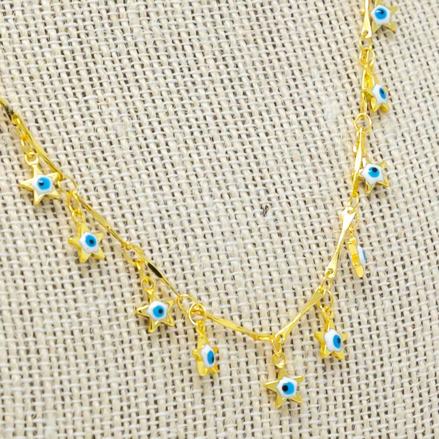 Mary Kathryn Designs - Women Evil Eye Star Dangle Necklace