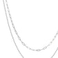 Luv Aj - Women's Beaded Double Chain Charm Necklace