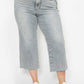 Judy Blue - Mid Rise Tummy Control Cropped Wide- Plus