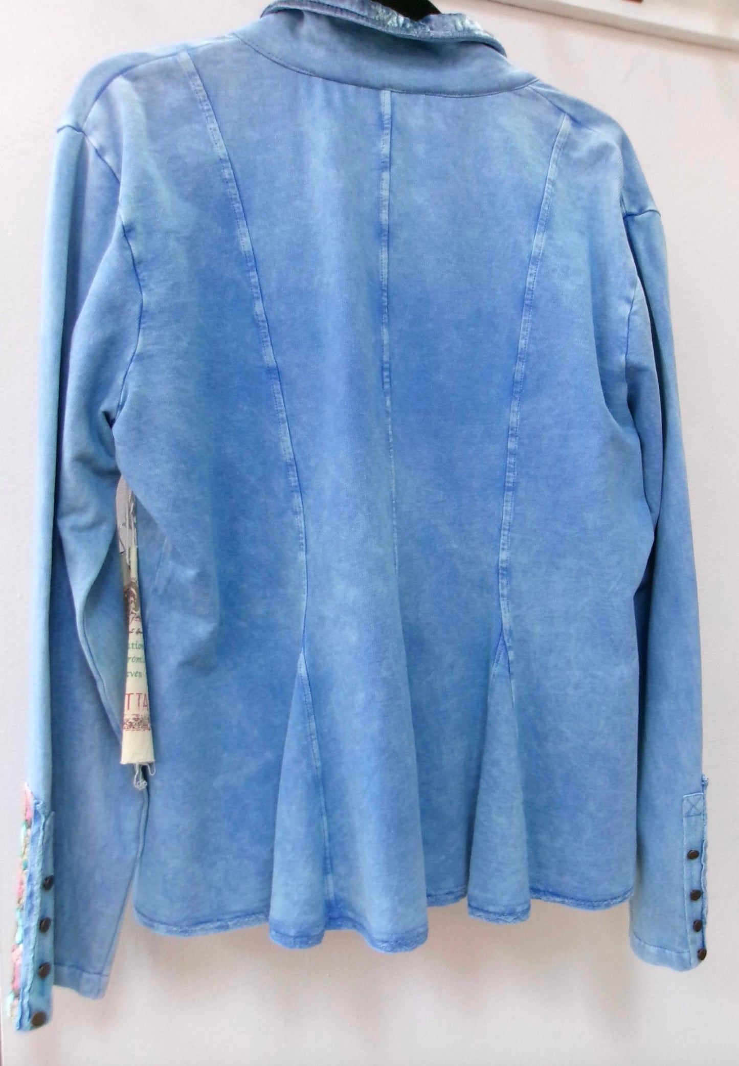 Aratta - Women's Colonel Jacket With Embroidered Trim On Sleeves