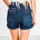 Judy Blue - Back Flap Pocket High Waisted Shorts