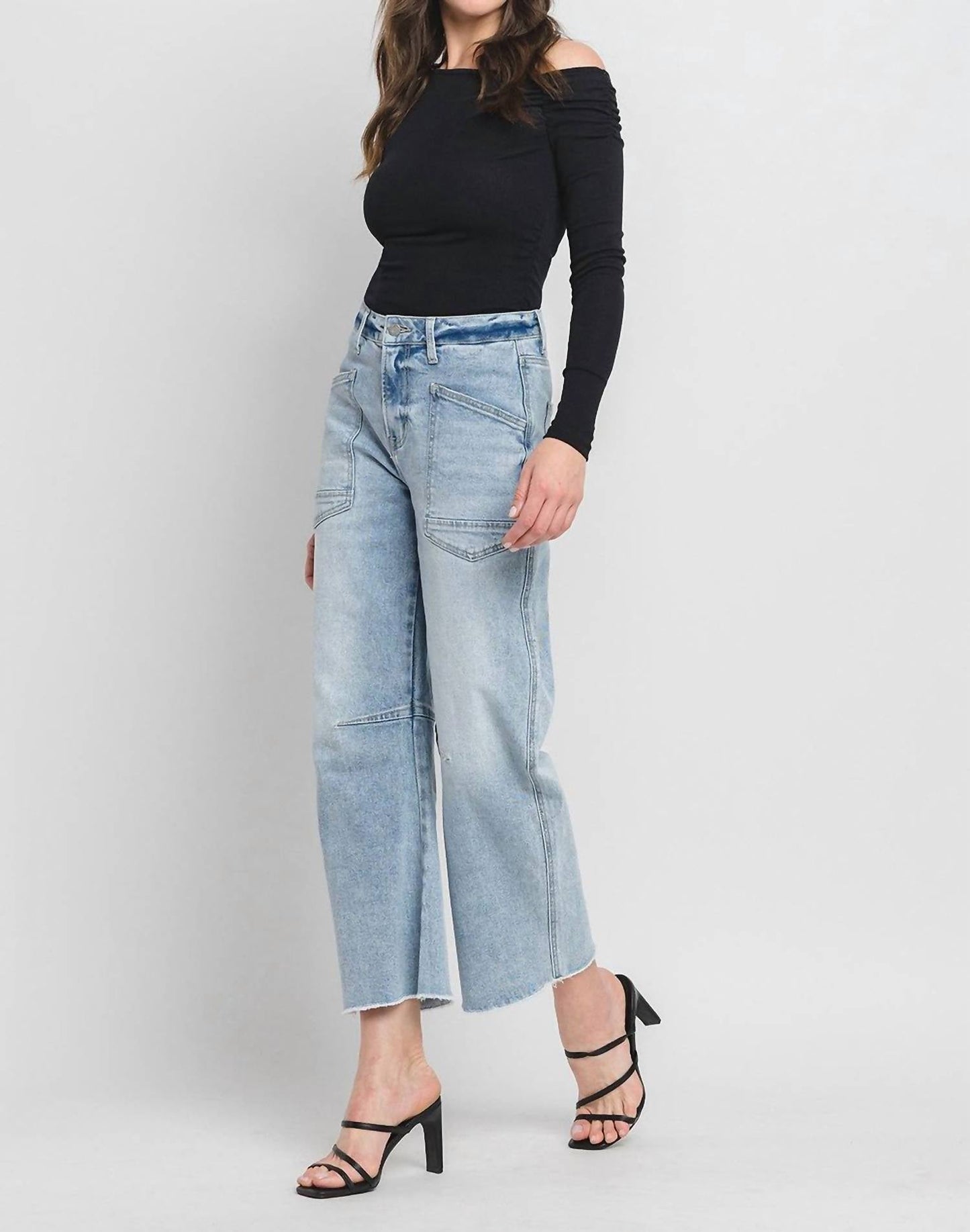 Flying Monkey - High Rise Barrel Jean