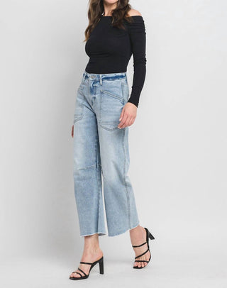 Flying Monkey - High Rise Barrel Jean