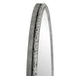Arched Silver Wall Mirror with Tempered Glass Metal Frame