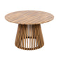 Patio Set Outdoor Acacia Wood Furniture Sets - Braided Dining Chairs & Dining Table