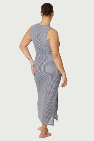 Find Me Now - Addison Seersucker Midi Dress