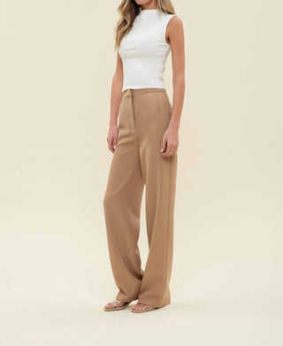Blu Pepper - High Waist Straight Leg Dress Pants