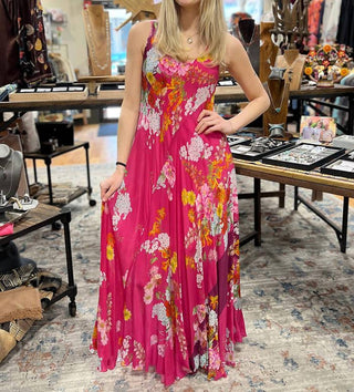 Johnny Was - Golden Bouquet Bias Dress