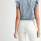 Mable - Ruffle Detail Denim Vest