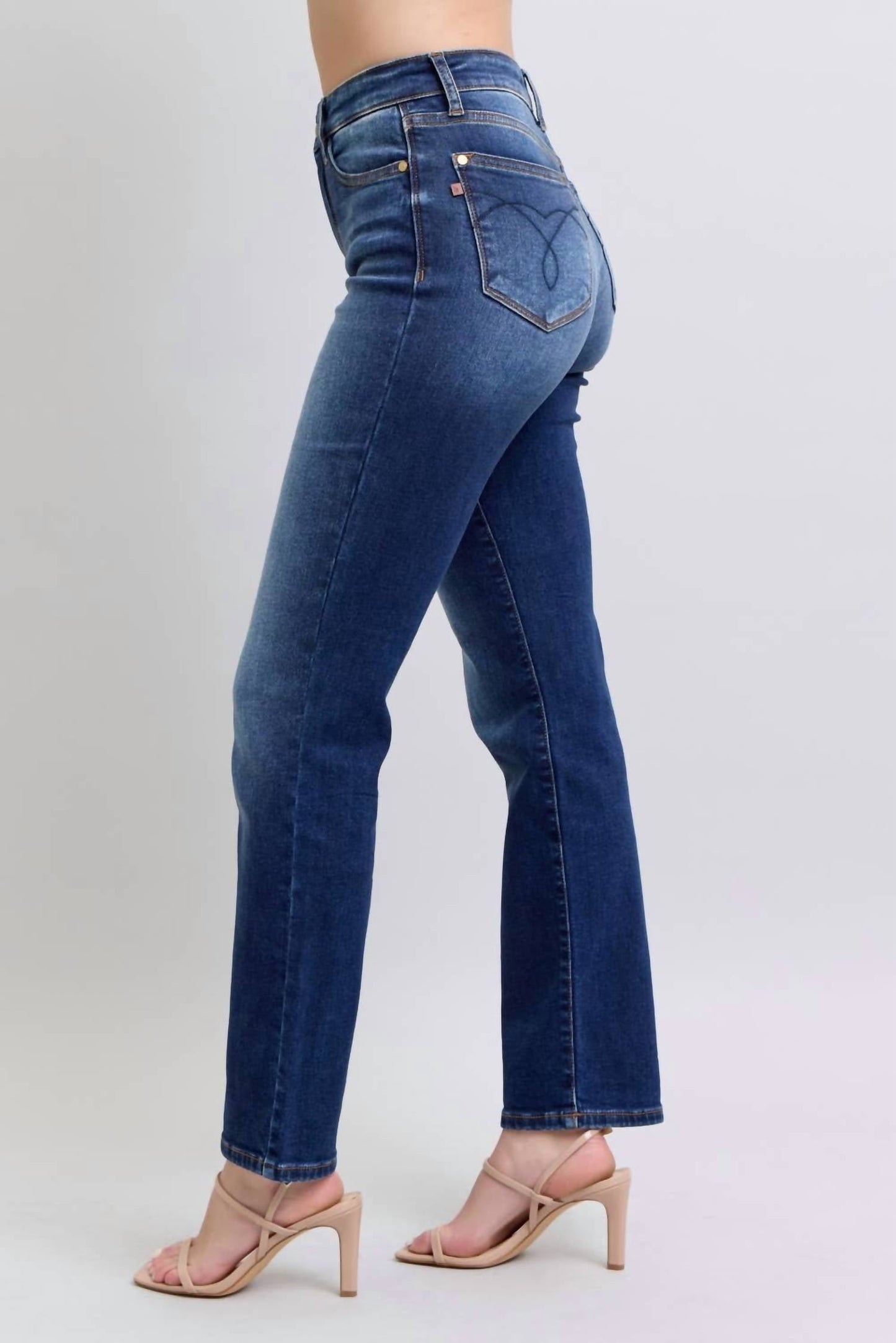 Judy Blue - Thermal Straight Jeans